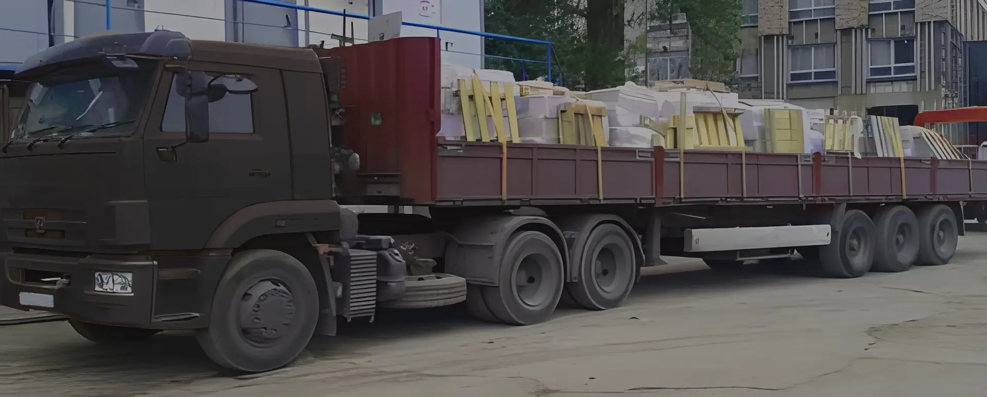 Заказать грузоперевозку бортовой машиной стройматериалов по России из Молодёжного с гибкой системой оплаты
